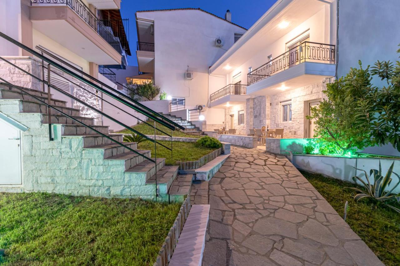 Ferienwohnung Crystal House Néos Marmarás Exterior foto