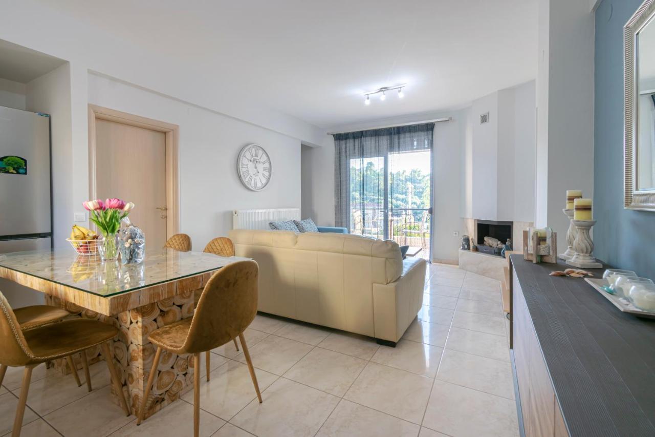 Ferienwohnung Crystal House Néos Marmarás Exterior foto