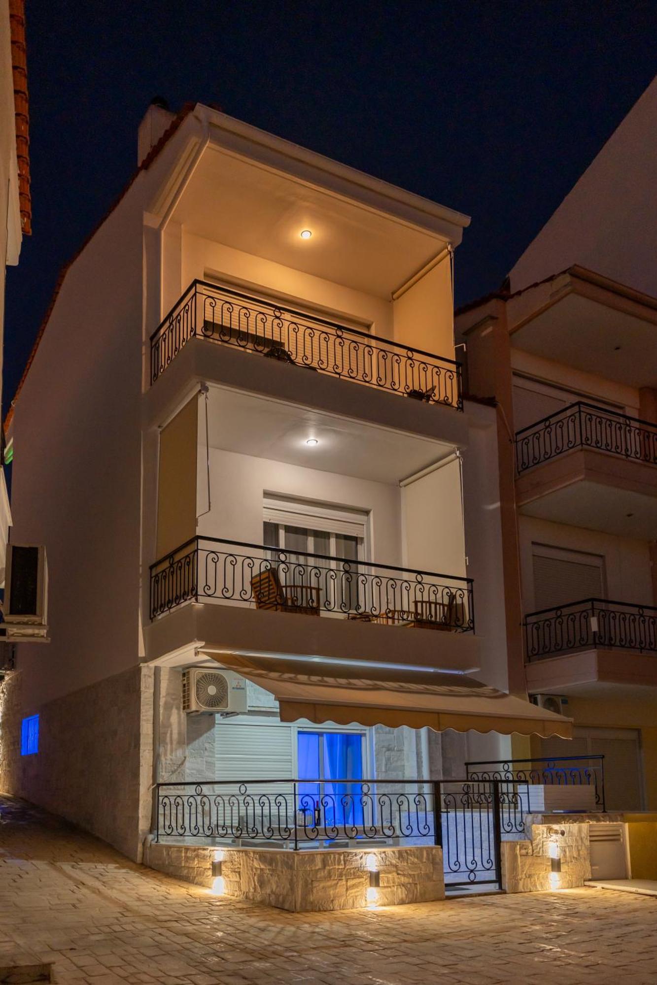 Ferienwohnung Crystal House Néos Marmarás Exterior foto