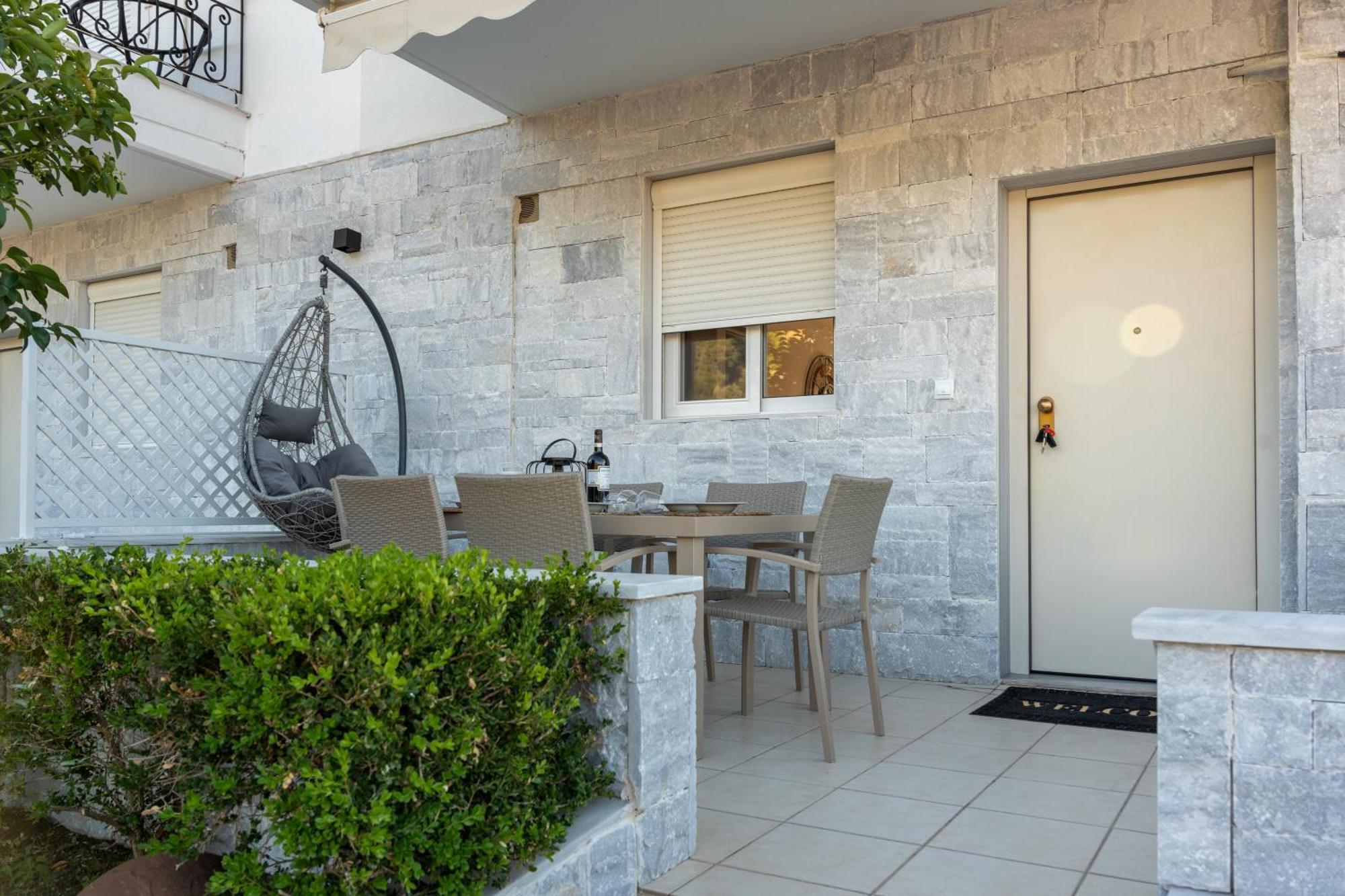 Ferienwohnung Crystal House Néos Marmarás Exterior foto